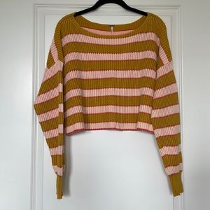Free People crop Sweater